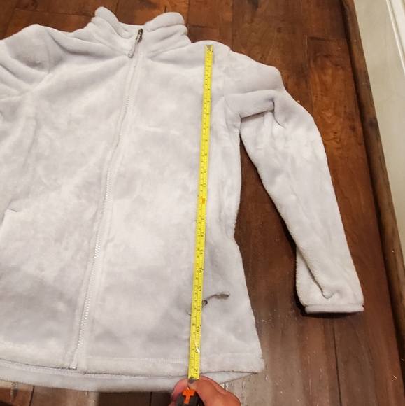 32 Degrees Heat Faux Fur Plush Full Zip Up Jacket size Large in Gray - Picture 4 of 8